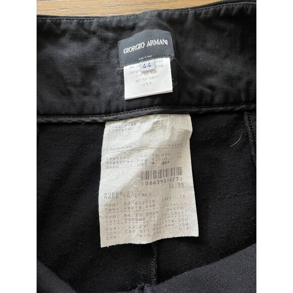 EUC Vintage Giorgio Armani Black Wool Womens Capri Pants - Picture 1 of 8